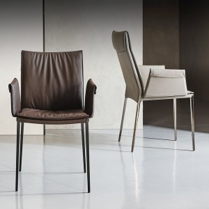 Silla Isabel ML Alta Brazosde Cattelan Italia. Sillas  de diseño moderno.