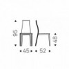 Silla Kaori Italia de Cattelan. Sillas diseño. Sillas tapizadas modernas.