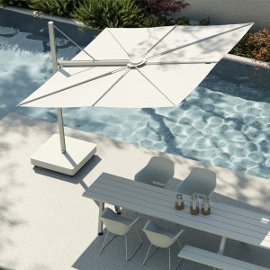 Tilted: Blanco - Base con ruedas + Peso