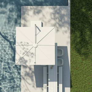 Tilted:  Blanco - Base con ruedas + Peso