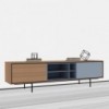 Mueble televisión para salón moderno Aura 1 de Treku.