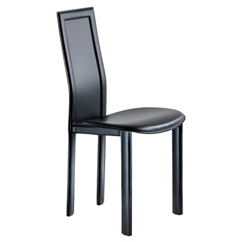 Silla Lara de Cattelan Italia. Sillas tapizada en cuero. Sillas de diseño.