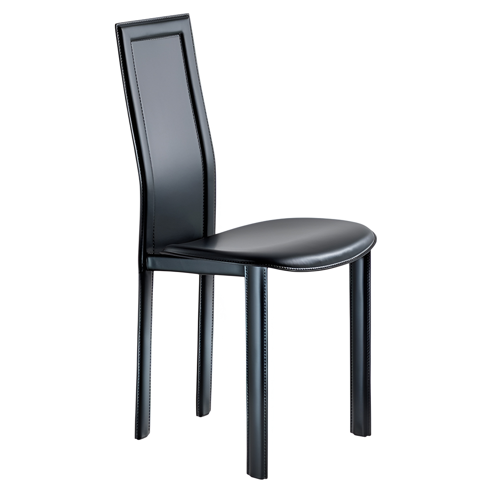 Silla Lara de Cattelan Italia. Sillas tapizada en cuero. Sillas de diseño.