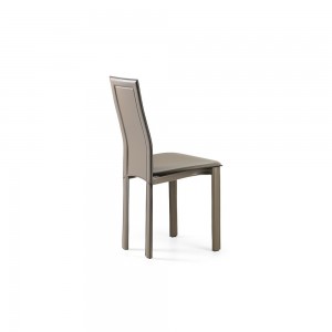 Silla Lara de Cattelan Italia. Sillas tapizada en cuero. Sillas de diseño.
