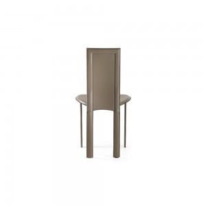 Silla Lara de Cattelan Italia. Sillas tapizada en cuero. Sillas de diseño.