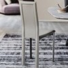 Silla Lara de Cattelan Italia. Sillas tapizada en cuero. Sillas de diseño.