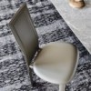 Silla Lara de Cattelan Italia. Sillas tapizada en cuero. Sillas de diseño.