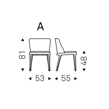 Silla Magda Italia de Cattelan. Sillas diseño. Sillas modernas de comedor.