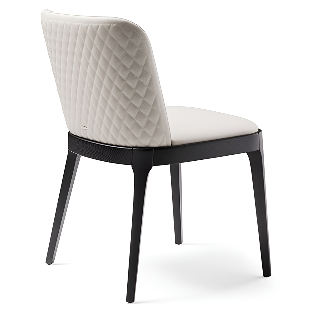 Silla Magda Couture de Cattelan Italia. Silla con brazos. Sillas capitoneadas.