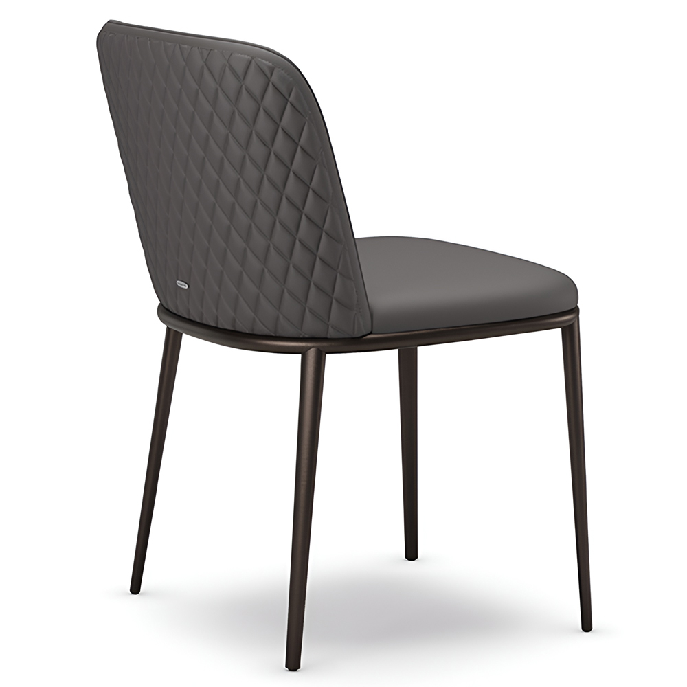Silla Magda ML Couture de Cattelan Italia. Silla con brazos. Sillas tapizadas.