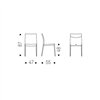 Silla Norma de Cattelan Italia. Sillas diseño. Sillas modernas. Sillas de comedor.