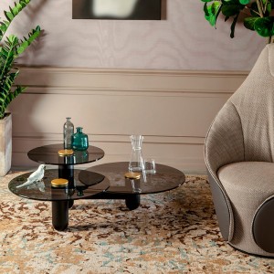 Mesa de centro Cosmo de Tonin casa. Muebles modernos de hogar.