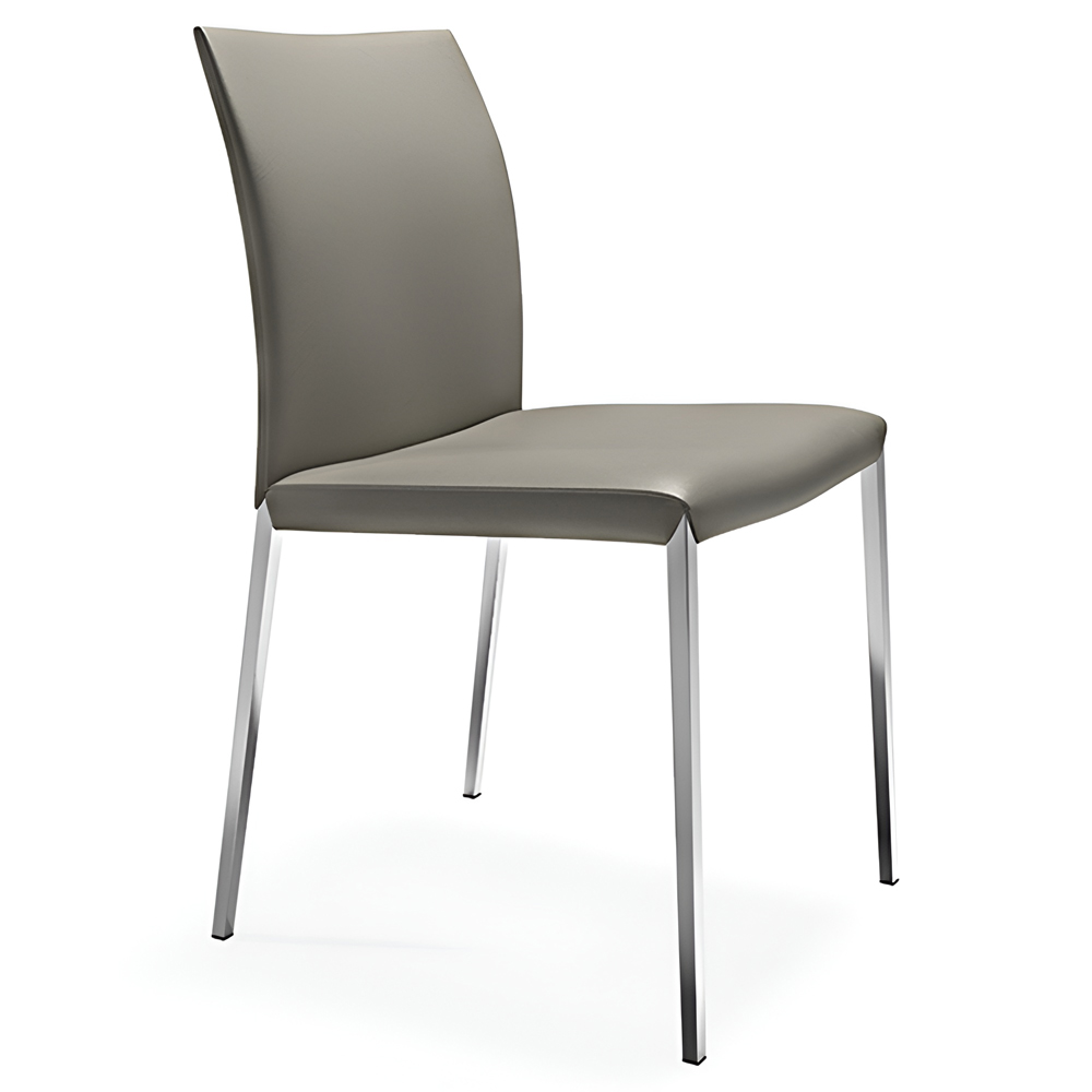 Silla Norma ML de Cattelan Italia. Silla de acero. Sillas de comedor.