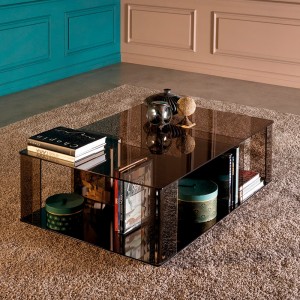 Mesa de centro Dedalo de Tonin casa. Muebles modernos de hogar.