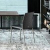 Silla Norma ML Couture de Cattelan Italia. Silla de acero. Sillas de diseño.