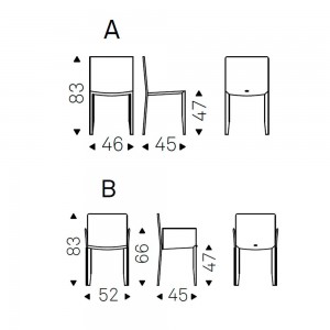 Silla Piuma Italia de Cattelan. Sillas de diseño. Sillas para comedor.