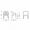 Silla Rhonda de Cattelan. Sillas diseño. Sillas modernas para salón.