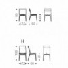 Silla Sofia de Cattelan Italia. Sillas diseño. Sillas modernas de comedor.