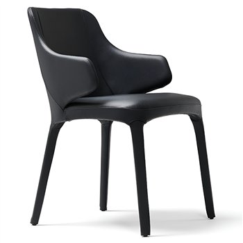 Silla Wanda de Cattelan Italia. Silla de acero tapizada. Sillas modernas.