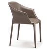 Silla Zuleika de Cattelan Italia. Silla de acero tapizada. Sillas de diseño.
