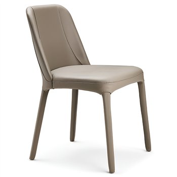 Silla Wilma de Cattelan Italia. Silla de acero tapizada. Sillas de diseño.