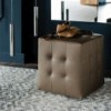 Pouf con ruedas Bob de Cattelan Italia. Pouf de diseño. Poufs para salón.
