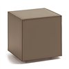 Pouf Kubo de Cattelan Italia. Poufs tapizados en cuero. Poufs modernos.