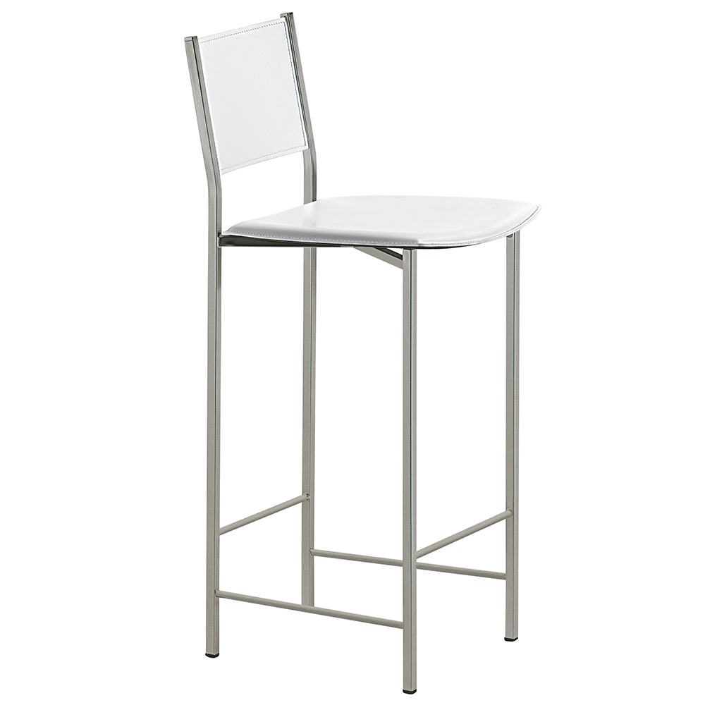 Taburete Alessio de Cattelan Italia. Muebles modernos italianos. Taburetes cuero.