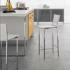 Taburete Alessio de Cattelan Italia. Muebles modernos italianos. Taburetes cuero.