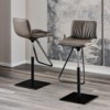 Taburete Axel de Cattelan Italia. Taburete tapizado. Tabureters de diseño.