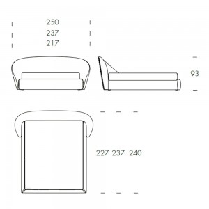 Cama Mama de Tonin casa. Muebles modernos de hogar.