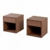 Mesita noche Cubò de Tonin casa. Muebles modernos de hogar.