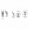 Taburete Toto X de Cattelan Italia. Muebles modernos italianos.