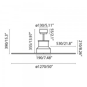 Ventilador Winche luz Faro Barcelona