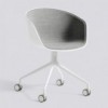 Silla original de diseño AAC 24 tapizado frontal Hay con tapizado frontal para salones.