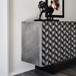 Aparador Lavander de Cattelan Italia. Aparador con puertas en poliuretano.