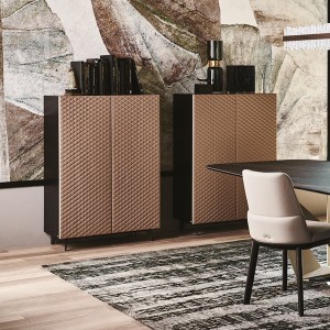 Aparador Tiffany de Cattelan Italia con luz opcional.