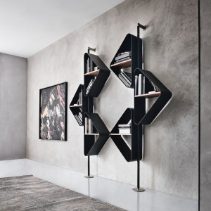 Estantería Spinnaker de Cattelan Italia. Estantería de diseño. Estantes modernos.