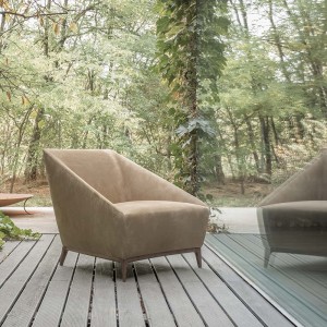Butaca Zoe Madera de Alivar. Muebles modernos italianos.
