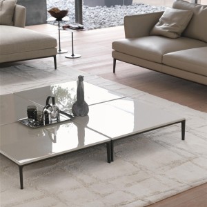 Mesita Poggio rectangular de Alivar. Muebles modernos italianos. Mesas de diseño exclusivo.