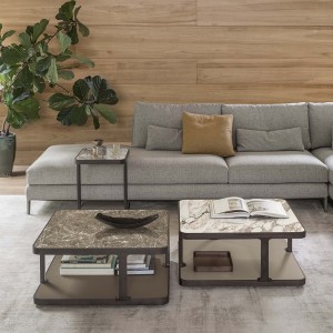 Mesita de centro Toledo de Alivar. Muebles modernos italianos. Mesas de diseño exclusivo.