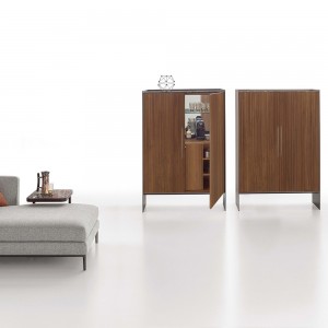 Mueble Bar Bristol madera de Alivar. Muebles elegantes de diseño italiano.