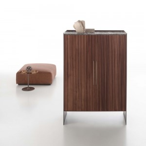Mueble Bar Bristol madera de Alivar. Muebles elegantes de diseño italiano.