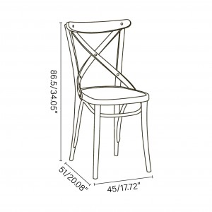 Silla 150 madera de Ton. Sillas de restaurante, para innumerables interiores.