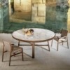 Mesa Compass de Alivar. Muebles modernos italianos. Mobiliario de diseño.