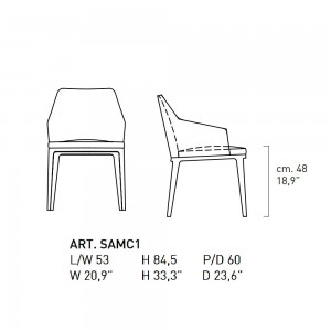 Sillón Amanda Comfort de Alivar. Muebles modernos italianos. Mobiliario de diseño.