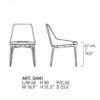Silla Annika de Alivar. Muebles modernos italianos. Mobiliario de diseño.