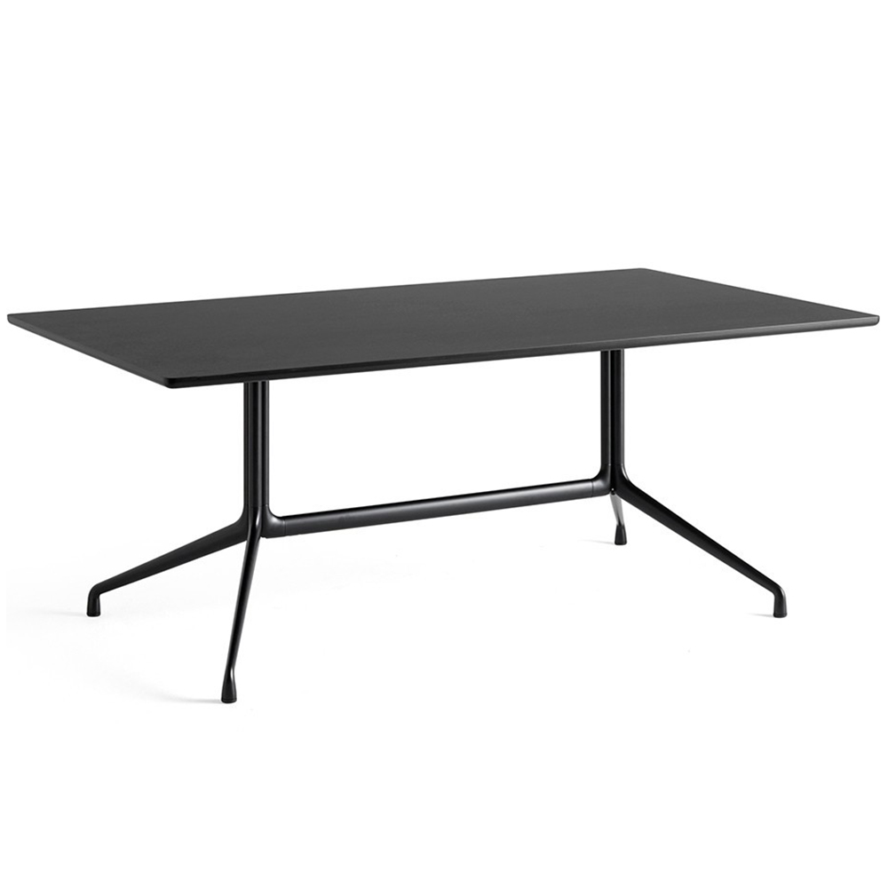 Mesa rectangular AAT 10 de madera y aluminio de Hay. Muebles de diseño.