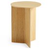 Mesa de centro Slit Wood de Hay con diseño novedoso de madera para salones modernos.