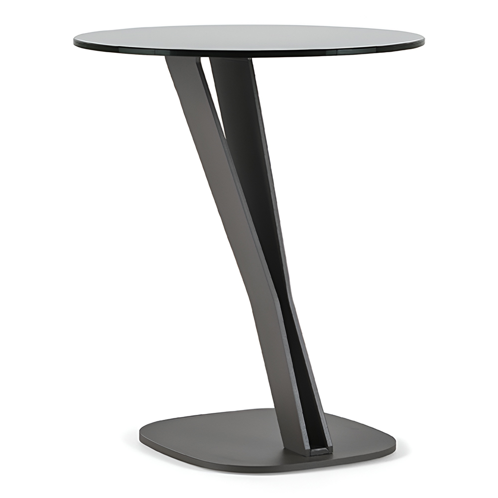 Mesa auxiliar lateral Falco de Cattelan Italia. Mesas auxiliares modernas.